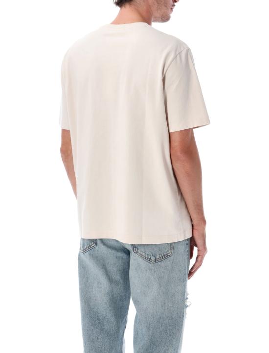 26SS 메종키츠네 폭스 헤드 컴포트 티셔츠 PM00108KJ7025 0447 LILAC POWDER - MAISON KITSUNE