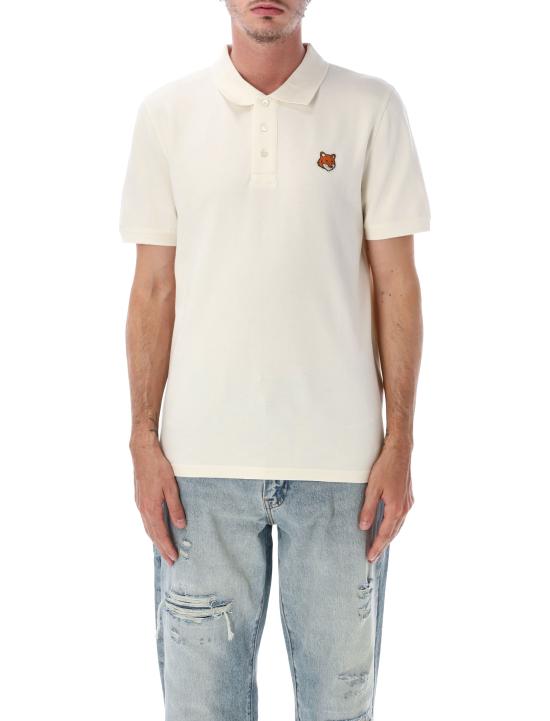 26SS 메종키츠네 폭스 헤드 레귤러 폴로 티셔츠 PM00209KP0002 0063 NOBLE BEIGE