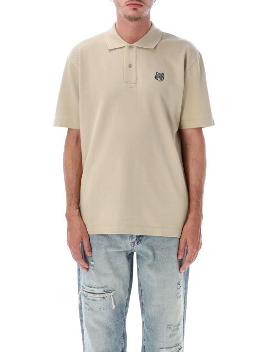26SS 메종키츠네 폭스 헤드 컴포트 폴로 티셔츠 PM00210KP0001 0450 TEA LEAF