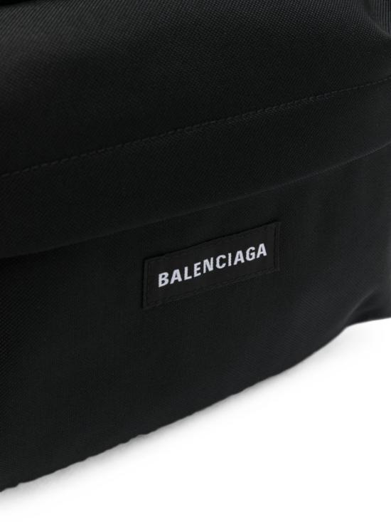 26FW 발렌시아가 로고 패치 익스플로러 백팩 503221 2VZ371000 BLACK - BALENCIAGA