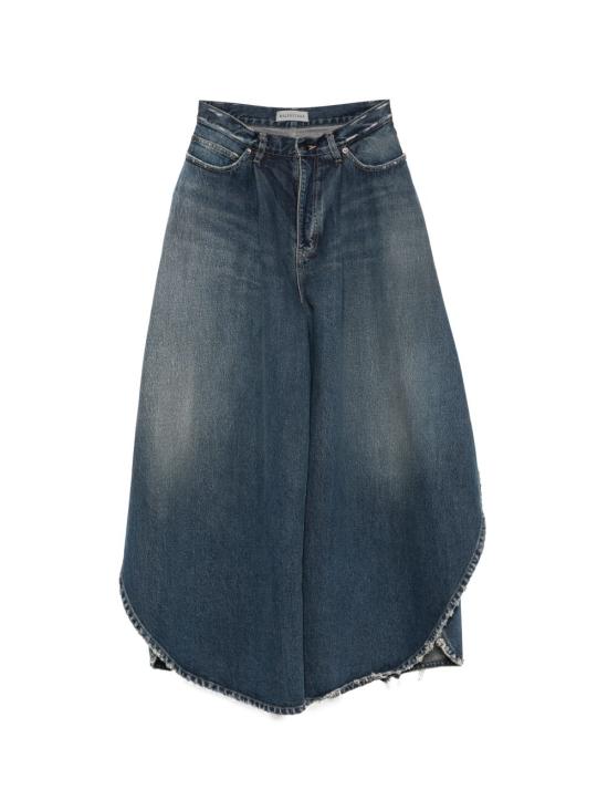 26FW 발렌시아가 튤립 팬츠 872218 TRW614060 NAVY