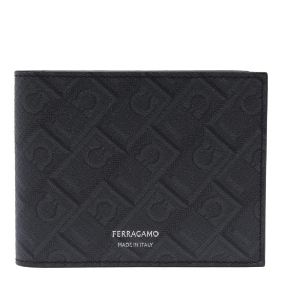 26FW 살바토레 페라가모 모노그램 숏 월렛 780328 661550NERO GRIGIO BLACK
