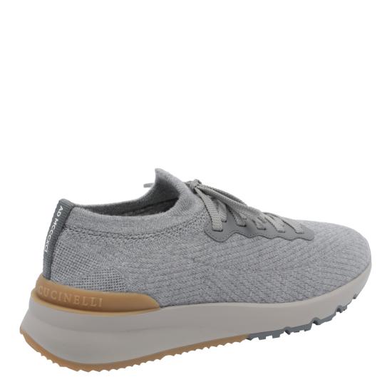 26FW 브루넬로 쿠치넬리 스니커즈 MZUWLBO253 CYM46 Grey - BRUNELLO CUCINELLI