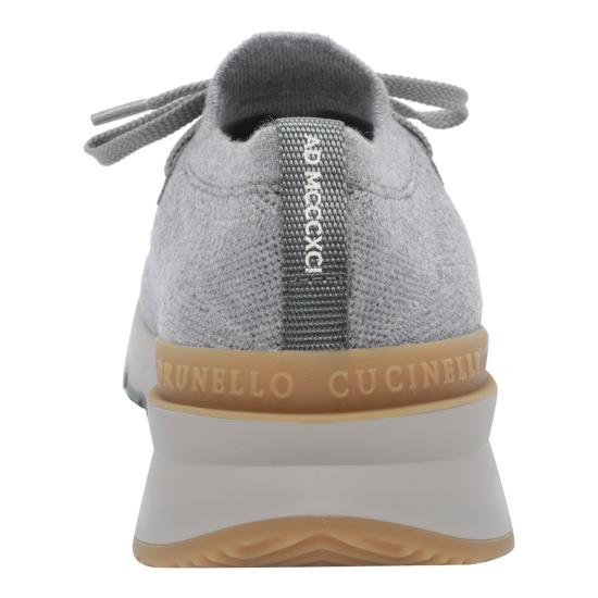 26FW 브루넬로 쿠치넬리 스니커즈 MZUWLBO253 CYM46 Grey - BRUNELLO CUCINELLI