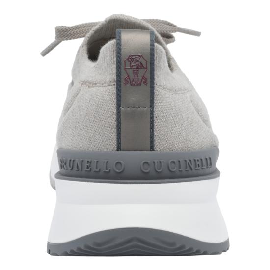 26FW 브루넬로 쿠치넬리 스니커즈 MZUAUFO340 CEJ23 Grey - BRUNELLO CUCINELLI