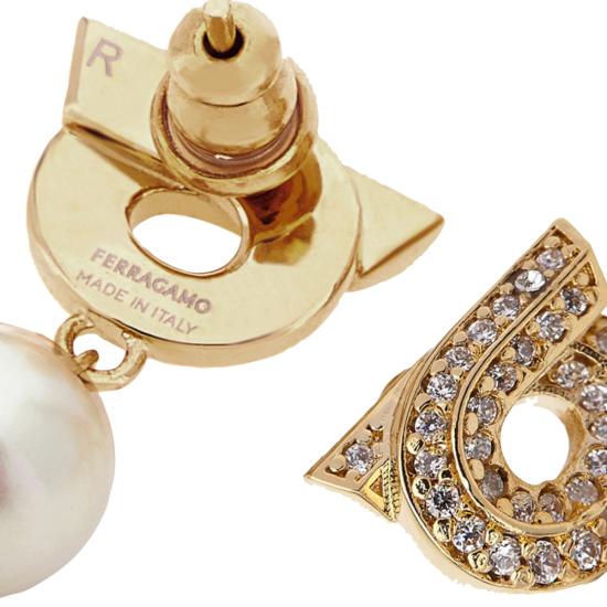 26FW 살바토레 페라가모 이어링 776604 760781ORO PERLA GOLD - SALVATORE FERRAGAMO