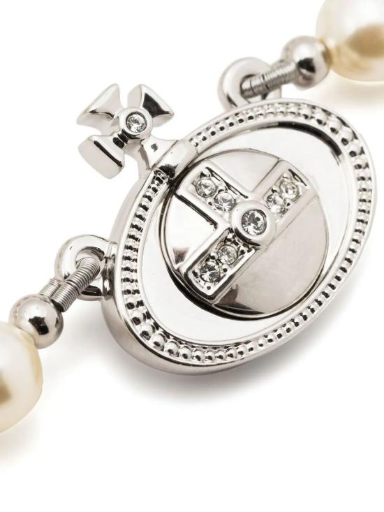 26FW 비비안웨스트우드 펄 바스 릴리프 초커 63030008 02P128 CN 099 P128 PLATINUM PEARL MULTI - VIVIENNE WESTWOOD