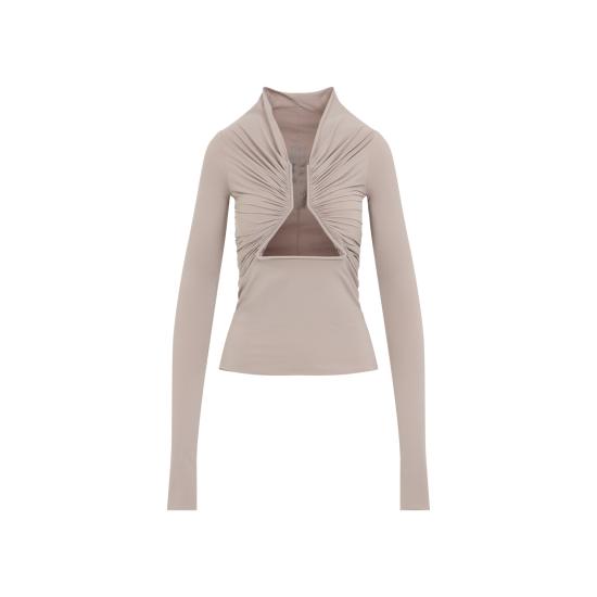 26FW 릭 오웬스 긴팔 티셔츠 RP02F5222 JNDB 23 ROSE - RICK OWENS