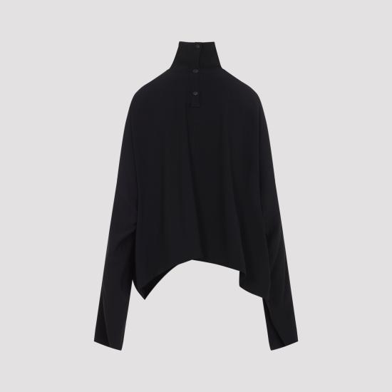 26FW 릭 오웬스 터틀넥 RP02F5216 HY 09 BLACK - RICK OWENS