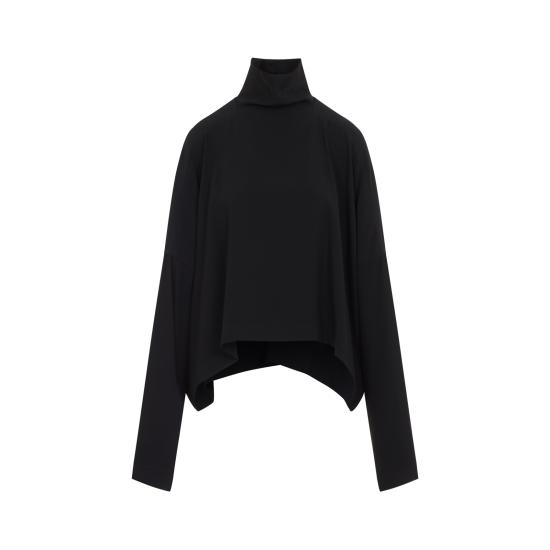 26FW 릭 오웬스 터틀넥 RP02F5216 HY 09 BLACK - RICK OWENS