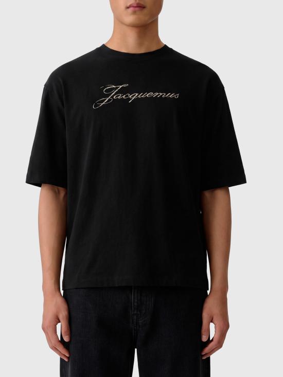 26FW 자크뮈스 반팔 티셔츠 TSM00639 BLACK