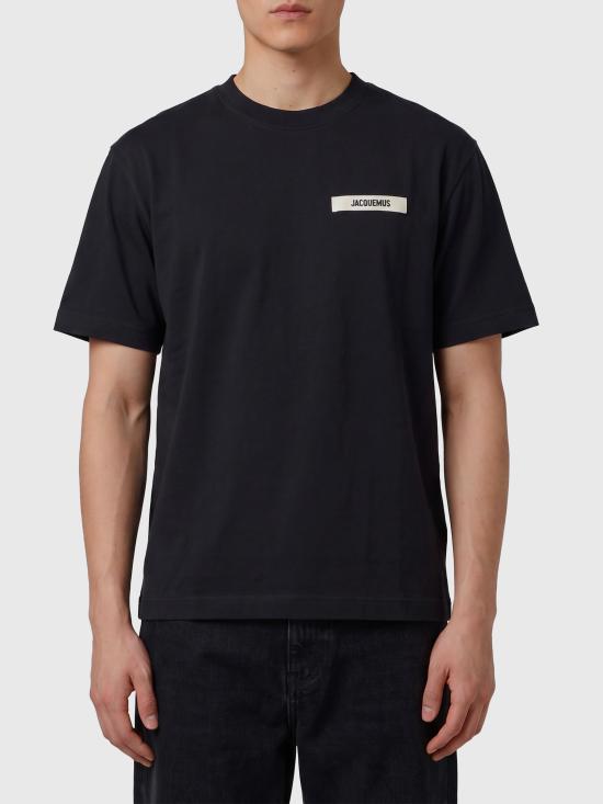 26FW 자크뮈스 그로그랭 로고 티셔츠 TSM00133 BLACK