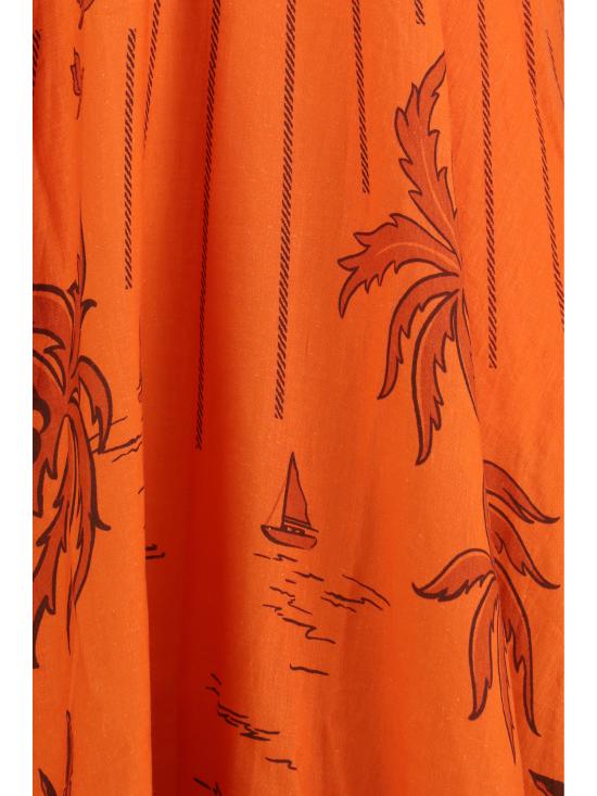 26FW 알레메 롱 원피스 7415D ORANGE - ALEMAIS