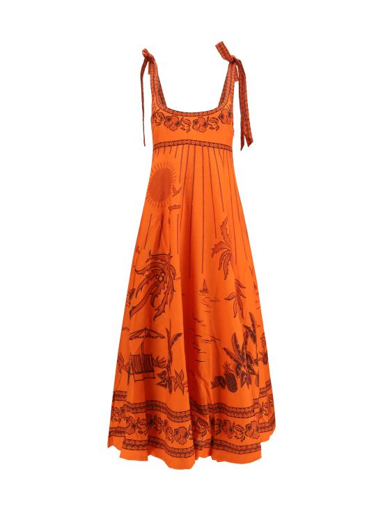 26FW 알레메 롱 원피스 7415D ORANGE