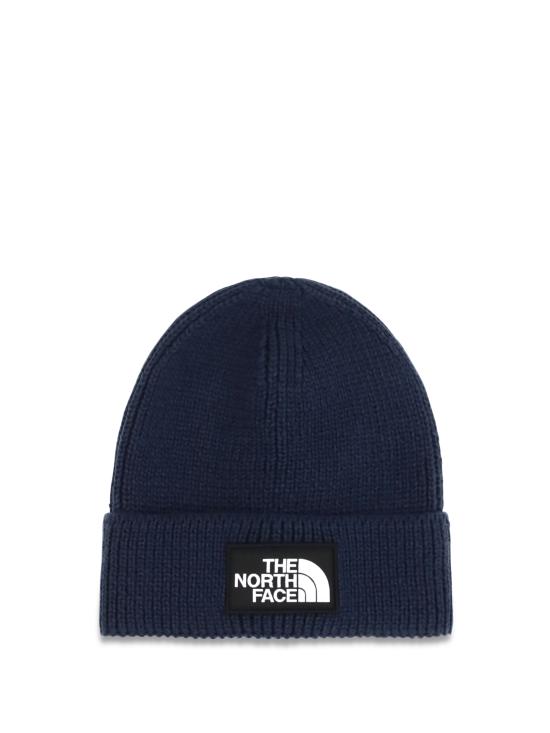 26FW 노스페이스 TNF 로고 박스 커프드 비니 NF0A8CHE8K21 BLUE