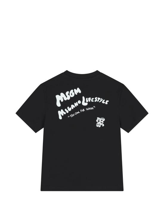 26SS [키즈] 엠에스지엠 티셔츠 S6MSJBTH257 110 NERO - MSGM