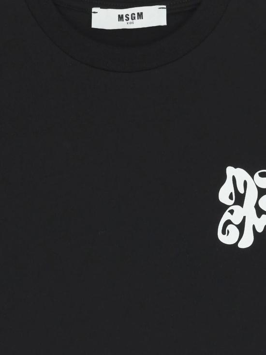 26SS [키즈] 엠에스지엠 티셔츠 S6MSJBTH257 110 NERO - MSGM