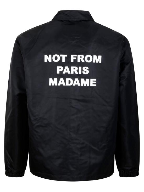 26FW 드롤드무슈 봄버 자켓 PERM JT183 PA014 BL BL BLACK - DROLE DE MONSIEUR