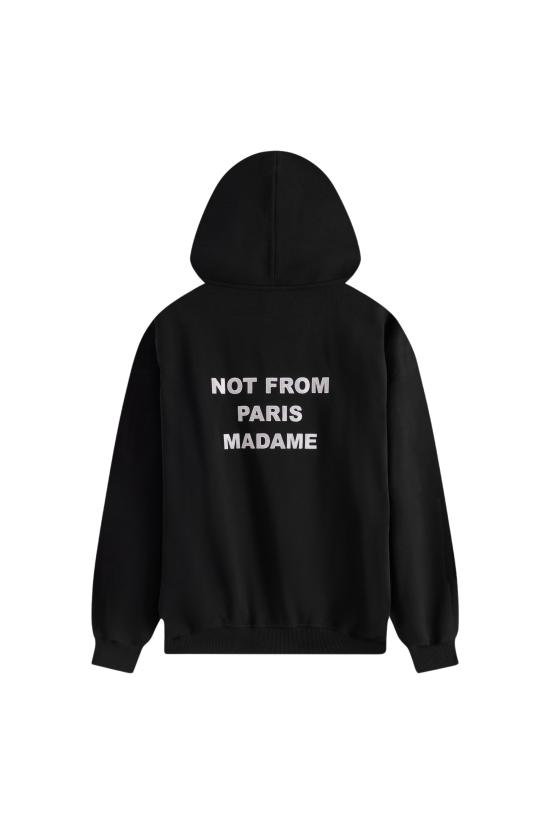 26SS 드롤드무슈 후드 티셔츠 PERM HO162 CO127 BL BL BLACK - DROLE DE MONSIEUR