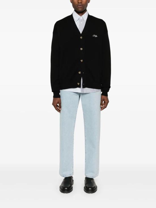 26FW 드롤드무슈 가디건 PERM CA123 WO007 BL BL BLACK - DROLE DE MONSIEUR