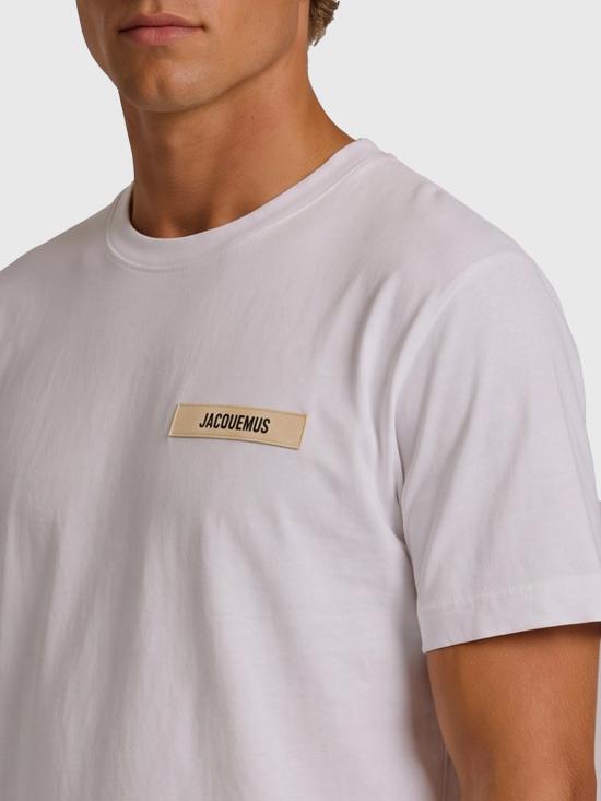 26FW 자크뮈스 그로그랭 로고 티셔츠 TSM00133 WHITE - JACQUEMUS