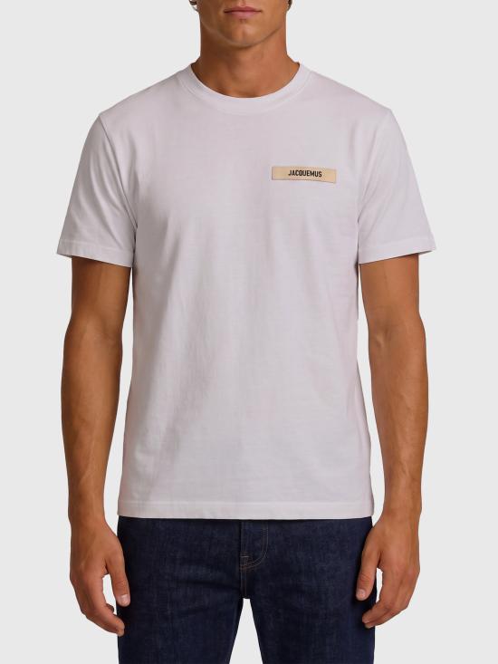 26FW 자크뮈스 그로그랭 로고 티셔츠 TSM00133 WHITE