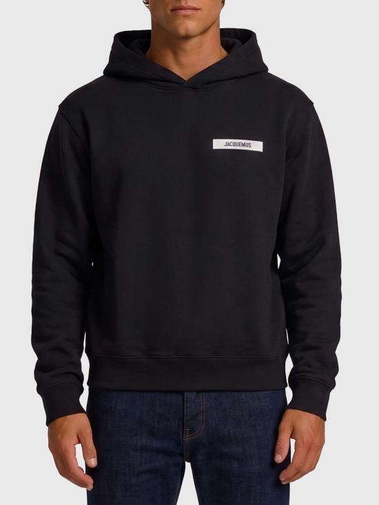 26FW 자크뮈스 후드 티셔츠 HOM00247 BLACK