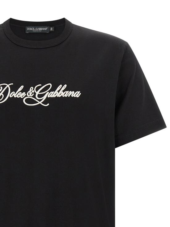 26FW 돌체앤가바나 반팔 티셔츠 G8PT1ZG7P9KN0000 Black - DOLCE & GABBANA