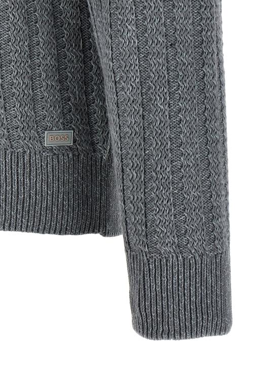 26FW 휴고보스 스웨터 50565119084 Gray - HUGO BOSS