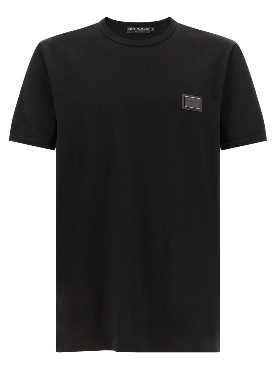26FW 돌체앤가바나 반팔 티셔츠 G8PV1TG7Q1QN0000 Black