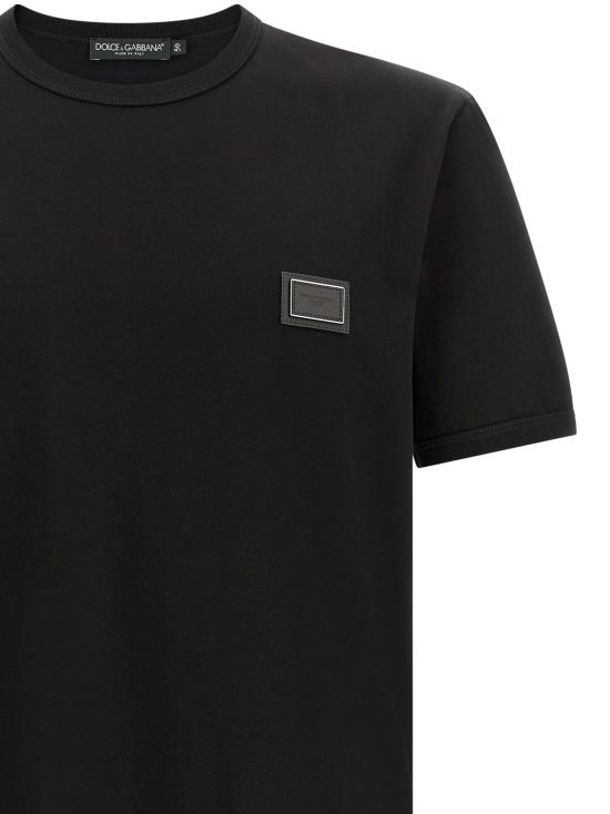 26FW 돌체앤가바나 반팔 티셔츠 G8PV1TG7Q1QN0000 Black - DOLCE & GABBANA