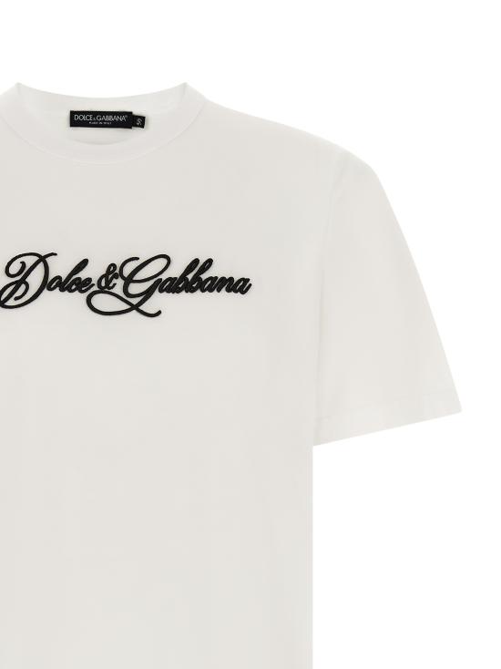 26FW 돌체앤가바나 반팔 티셔츠 G8PT1ZG7P9KW0800 White - DOLCE & GABBANA
