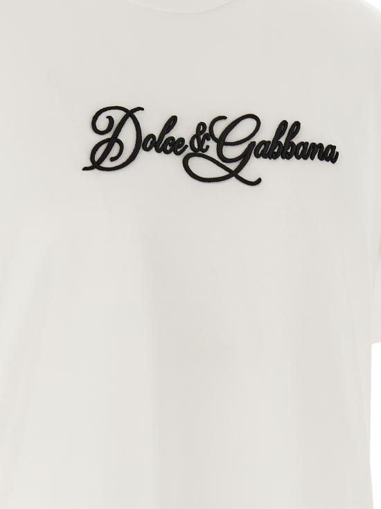 26FW 돌체앤가바나 반팔 티셔츠 G8PT1ZG7P9KW0800 White - DOLCE & GABBANA