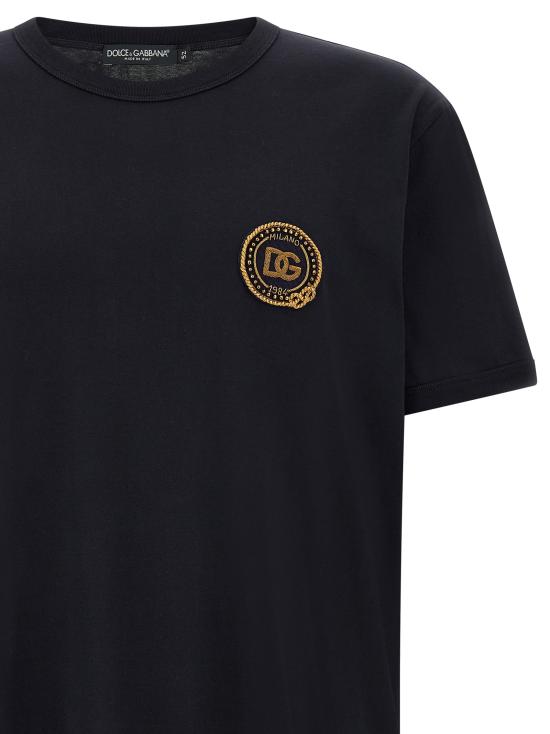 26FW 돌체앤가바나 반팔 티셔츠 G8PV1ZG7Q2NB0665 Blue - DOLCE & GABBANA