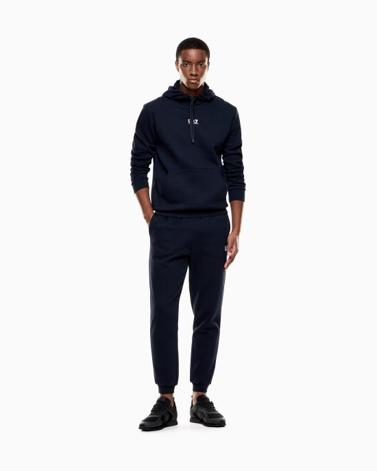 26FW 엠포리오 아르마니 후드 티셔츠 8NPM37 PJVTZ 1562 Blue - EMPORIO ARMANI