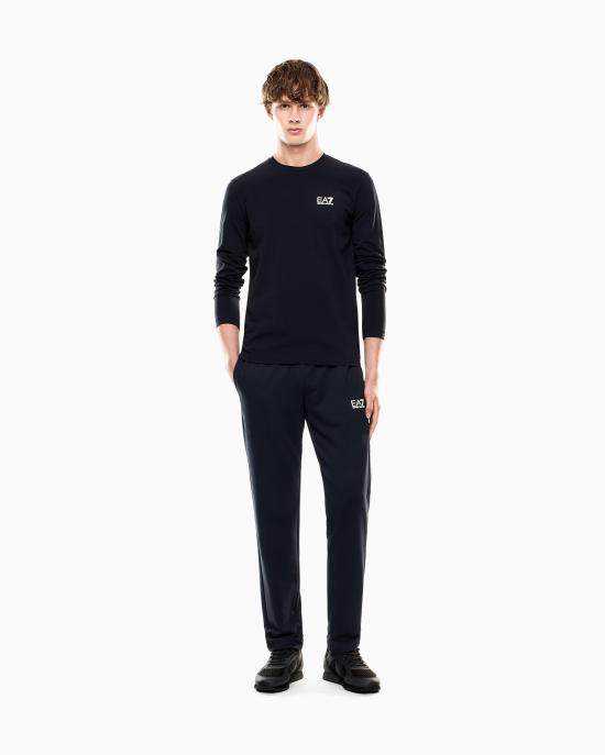 26FW 엠포리오 아르마니 긴팔 티셔츠 8NPT28 PJVQZ 1562 Blue - EMPORIO ARMANI