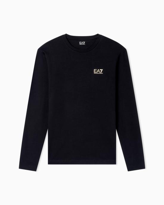26FW 엠포리오 아르마니 긴팔 티셔츠 8NPT28 PJVQZ 0208 Black