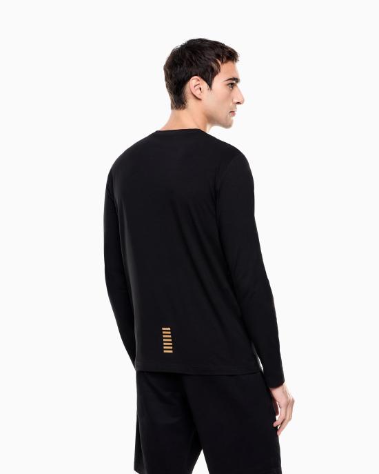 26FW 엠포리오 아르마니 긴팔 티셔츠 8NPT28 PJVQZ 0208 Black - EMPORIO ARMANI
