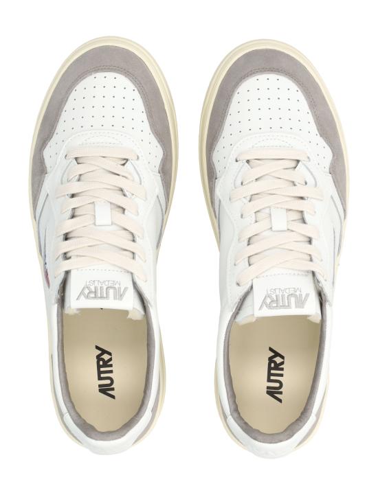 26FW 오트리 메달리스트 로우 스니커즈 AULMFT15 WC WHITE CEMENTO - AUTRY