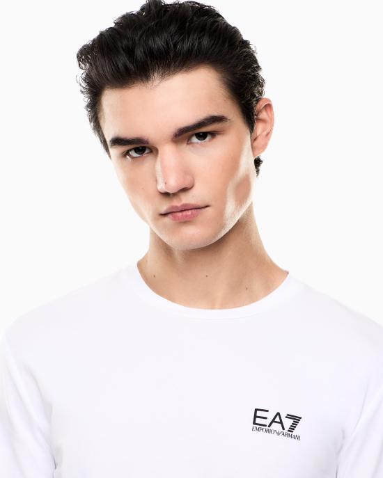 26FW 엠포리오 아르마니 긴팔 티셔츠 8NPT28 PJVQZ 1100 White - EMPORIO ARMANI