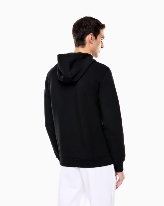 26FW 엠포리오 아르마니 후드 티셔츠 8NPM20 PJ4EZ 1200 Black - EMPORIO ARMANI