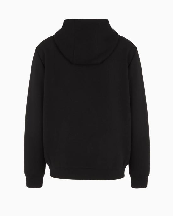 26FW 엠포리오 아르마니 후드 티셔츠 8NPM20 PJ4EZ 1200 Black - EMPORIO ARMANI