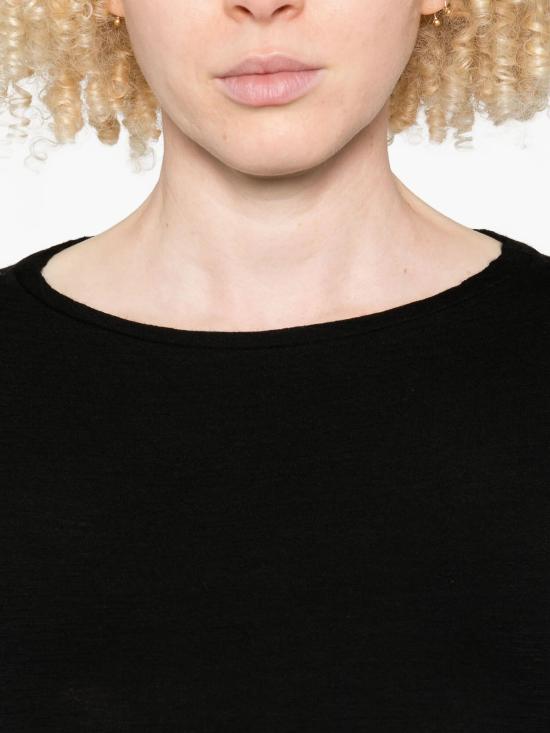 25FW 리비아나 콘티 긴팔 티셔츠 F5WH16 Y690 NERO - LIVIANA CONTI