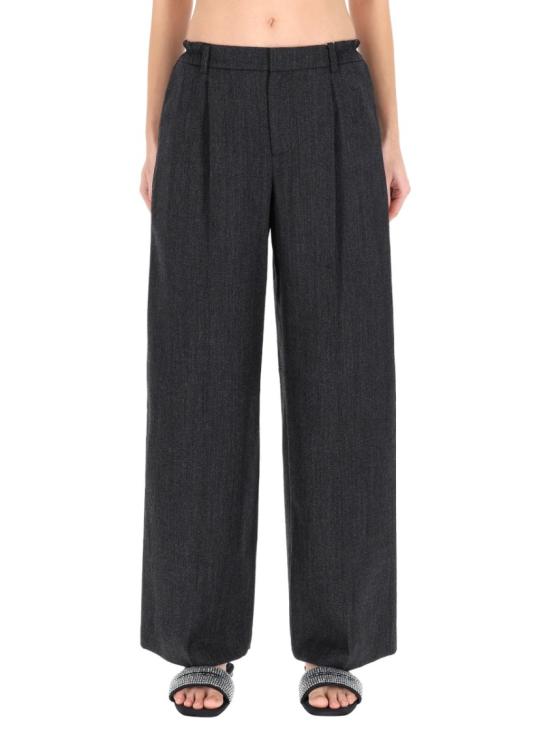 26SS 알렉산더 왕 스트레이트 팬츠 1WC1264951 019E Grey - ALEXANDER WANG