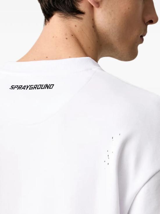 26SS 스프레이그라운드 후드 티셔츠 SP863EWHT WHITE - SPRAYGROUND