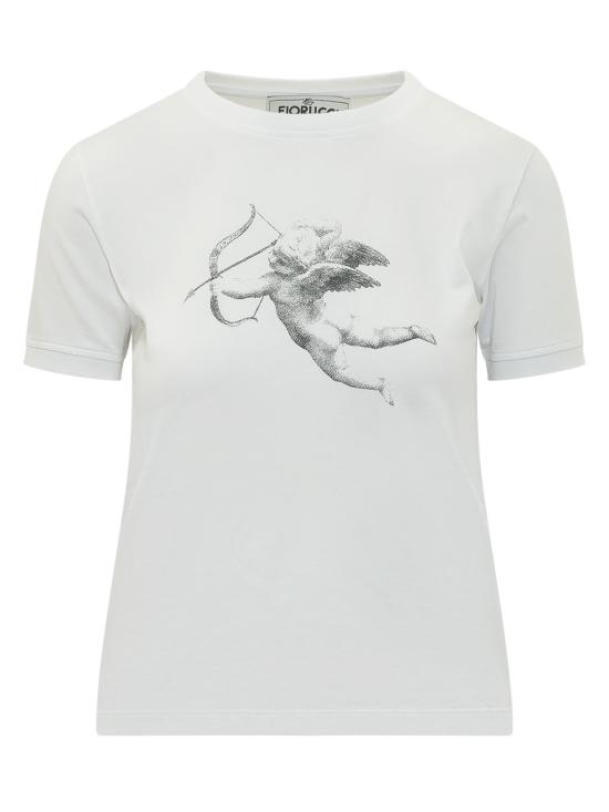26FW 피오루찌 반팔 티셔츠 W26PFJTS005CJ11 WH01 WHITE