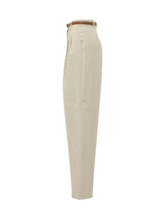 26FW 막스마라 스튜디오 스트레이트 팬츠 2626136081600 011 BIANCO BURRO - MAX MARA STUDIO