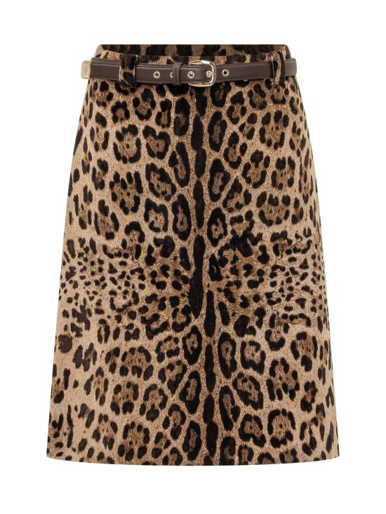 26FW 막스마라 스튜디오 스커트 2626106011600 001 LEOPARDO