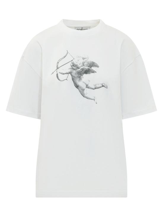 26FW 피오루찌 반팔 티셔츠 W26PFJTS002CJ11 WH01 WHITE