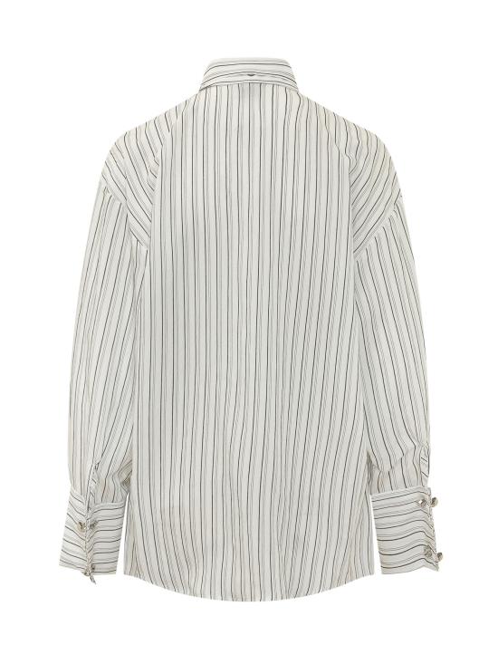 26FW 핑코 셔츠 107482A33Q ZZ1 BIANCO NERO - PINKO